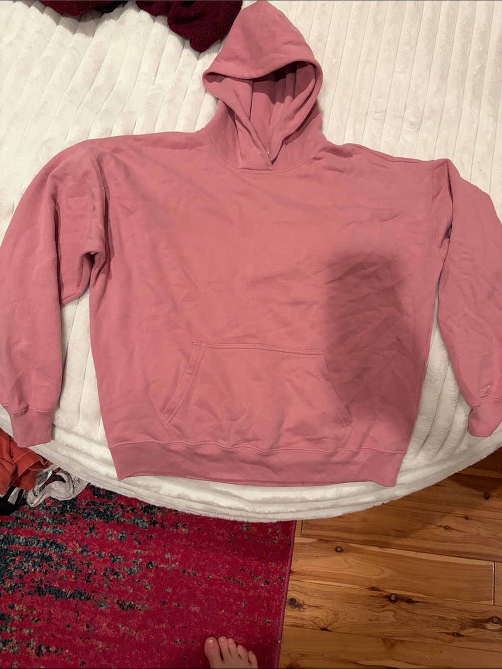 Hollister Oversized Mauve Pink Hoodie